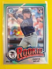 2024 Bowman Chrome Rookie of the Year Favorites #ROY10 Curtis Mead RC - TB Rays