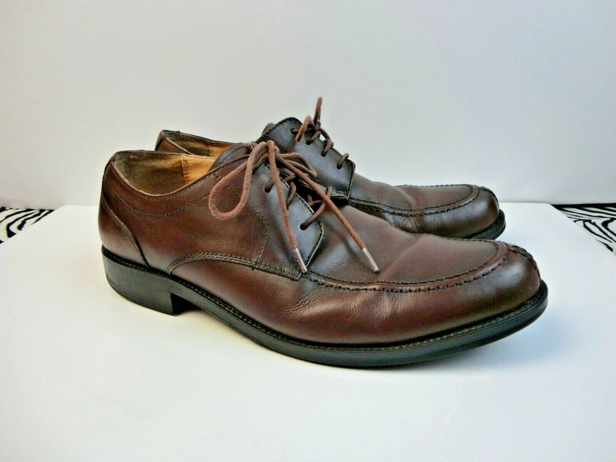 Men G. H. Bass Co. Stuart Brown Lace Up Dress Shoes Leather Size 12 M