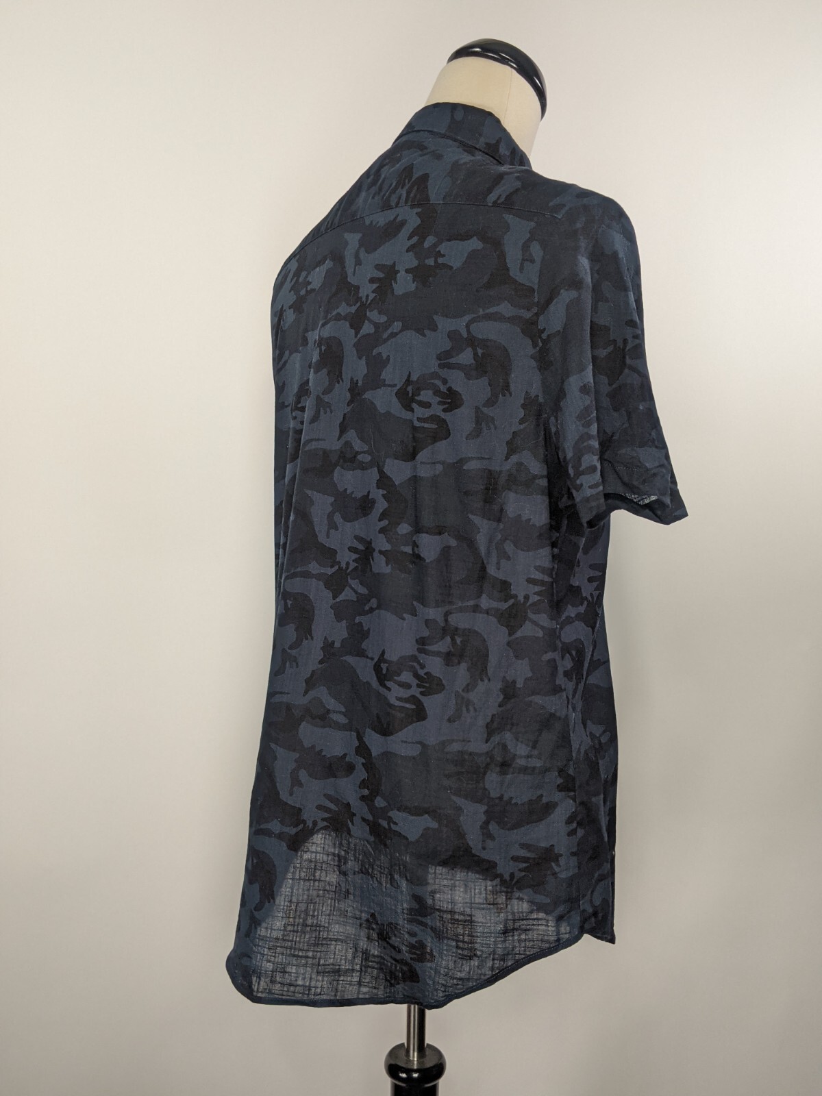 Soverign Code Short Sleeve Button Up Chiffon Shir… - image 5