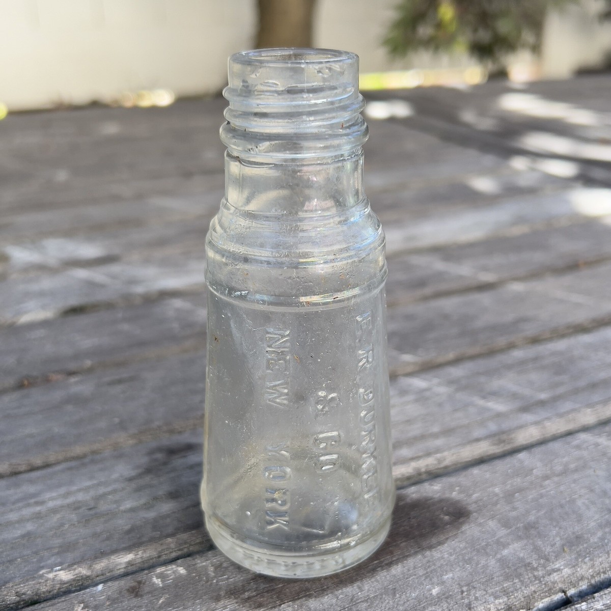 Vintage E.R. Durkee & Co. Salad Dressing Bottle New York Patented April 17  1877 | eBay