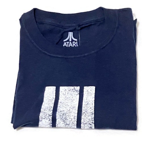 ATARI Gaming Company Vintage Navy T-shirt OG Japanese Logo Tee - Men's Size S - Picture 5 of 6