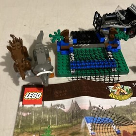 LEGO Adventurers Dino Island 5955 All Terrain Trapper W/manual
