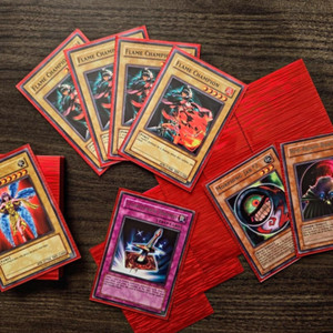 yugioh red card sleeves Premium Preferred Protection 100 Holographic 6390mm Number of Sleeves Yugioh Card Sleeves 0035 by