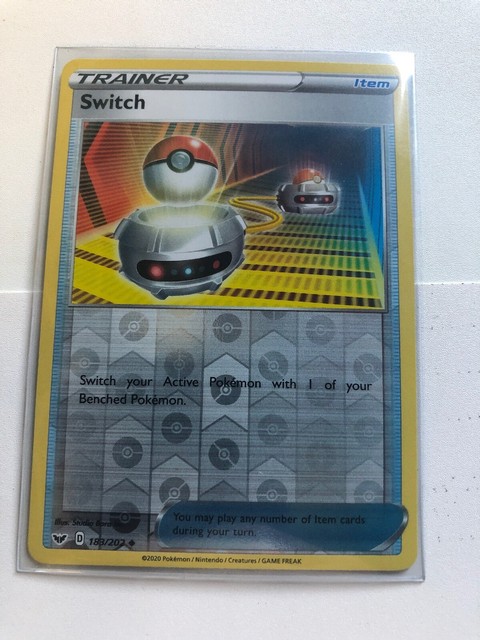 Switch - 183/202 Reverse Holo Foil Pokemon SWORD & SHIELD | eBay