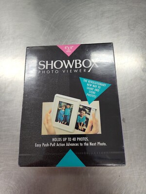 Burnes Showbox Photo Viewer 4'' X 6'' Size Photos New Sealed