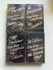 The Pop Legends Cassette Tapes - Elvis, buddy Holly, Roy Orbison 