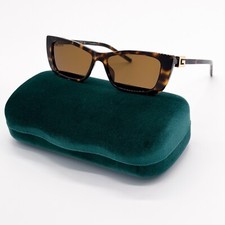 NEW GUCCI GG1681S 004 SQUARE HAVANA SUNGLASSES WOMEN GUCCI EYEWEAR