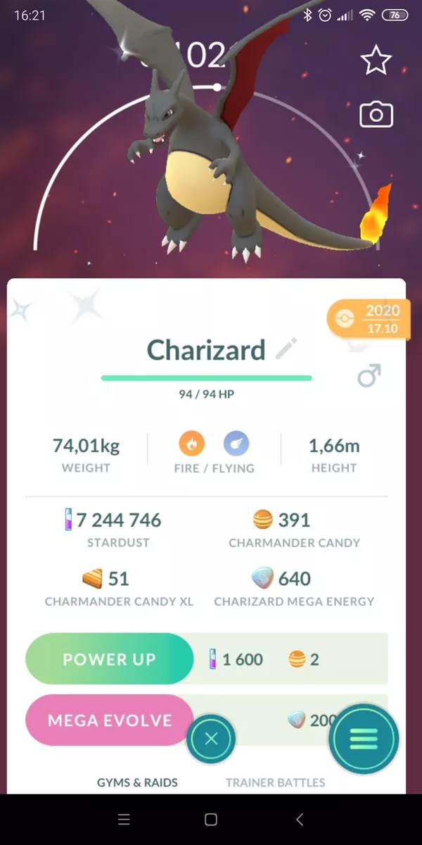 Charizard (Pokémon) - Pokémon GO