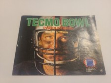 Tecmo Bowl Nintendo Instruction Manual Book Only Booklet Authentic Nice Shape