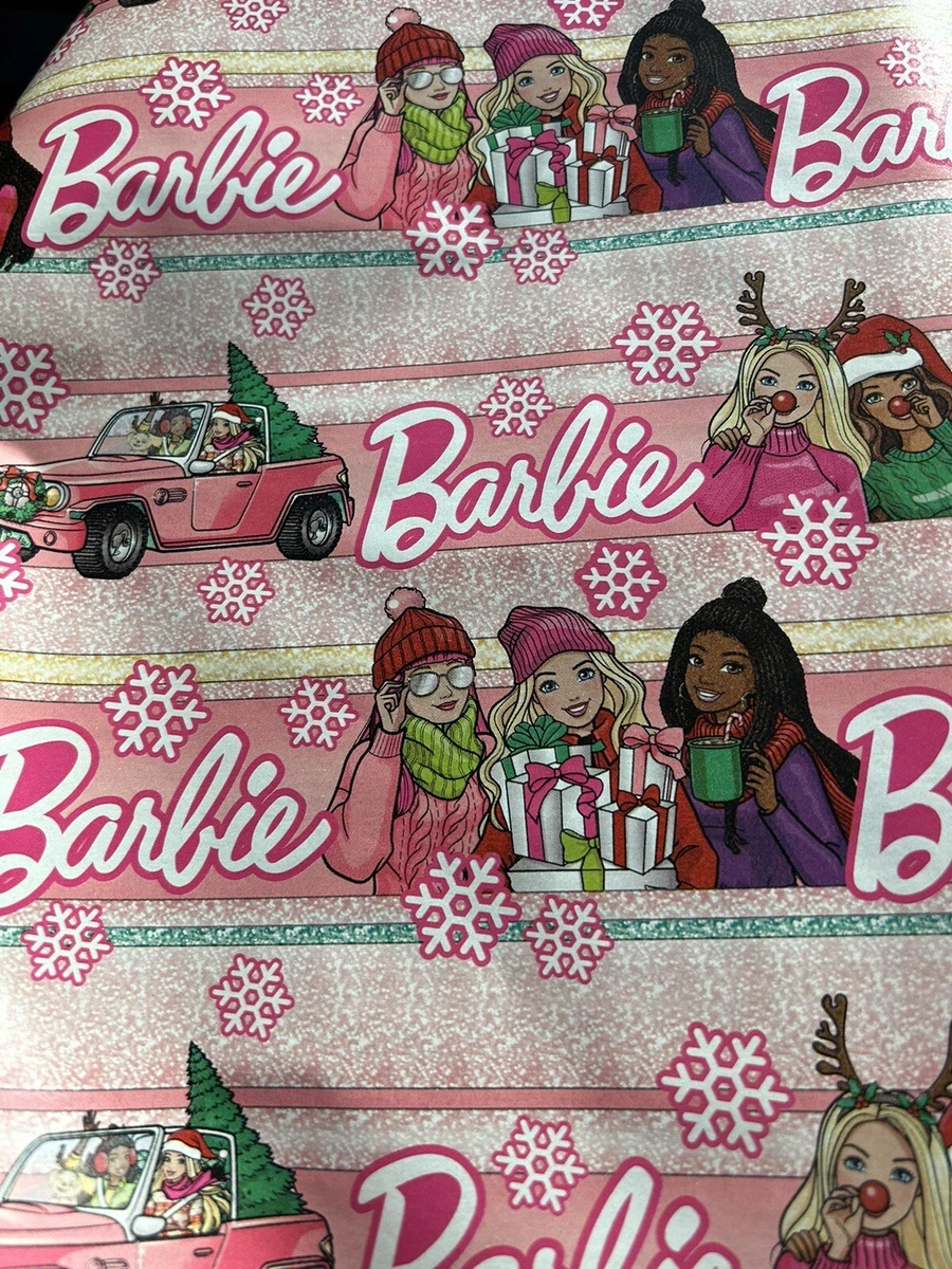 Barbie wrapping sales paper christmas