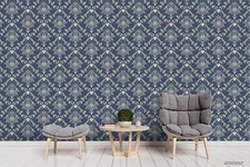 3D Damask Seamless Wallpaper Wall Mural Removable Self-adhesive Sticker765