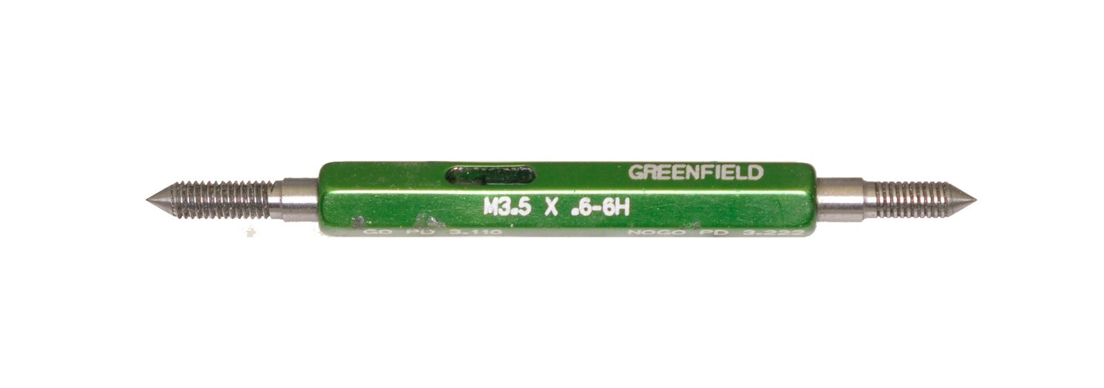 M3.5 x 0.6 6H Thread Plug Gage Go No/Go 3.5 mm 0.6 Lead