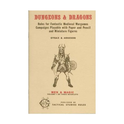 TSR Basic D&D Dungeons & Dragons Volume #1 - Men & Magic Fair+