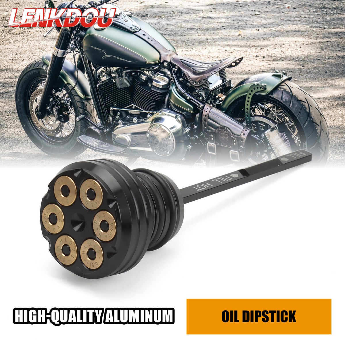 For Harley Softail FXST 2000-2017 Oil Tank Plug Cap Dipstick 62845