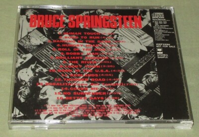 $0 SHIP! Bruce SPRINGSTEEN Japan PROMO ONLY CD 16 tracks MORE