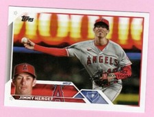 2023 Topps 582 Montgomery Club #254 Jimmy Herget Los Angeles Angels