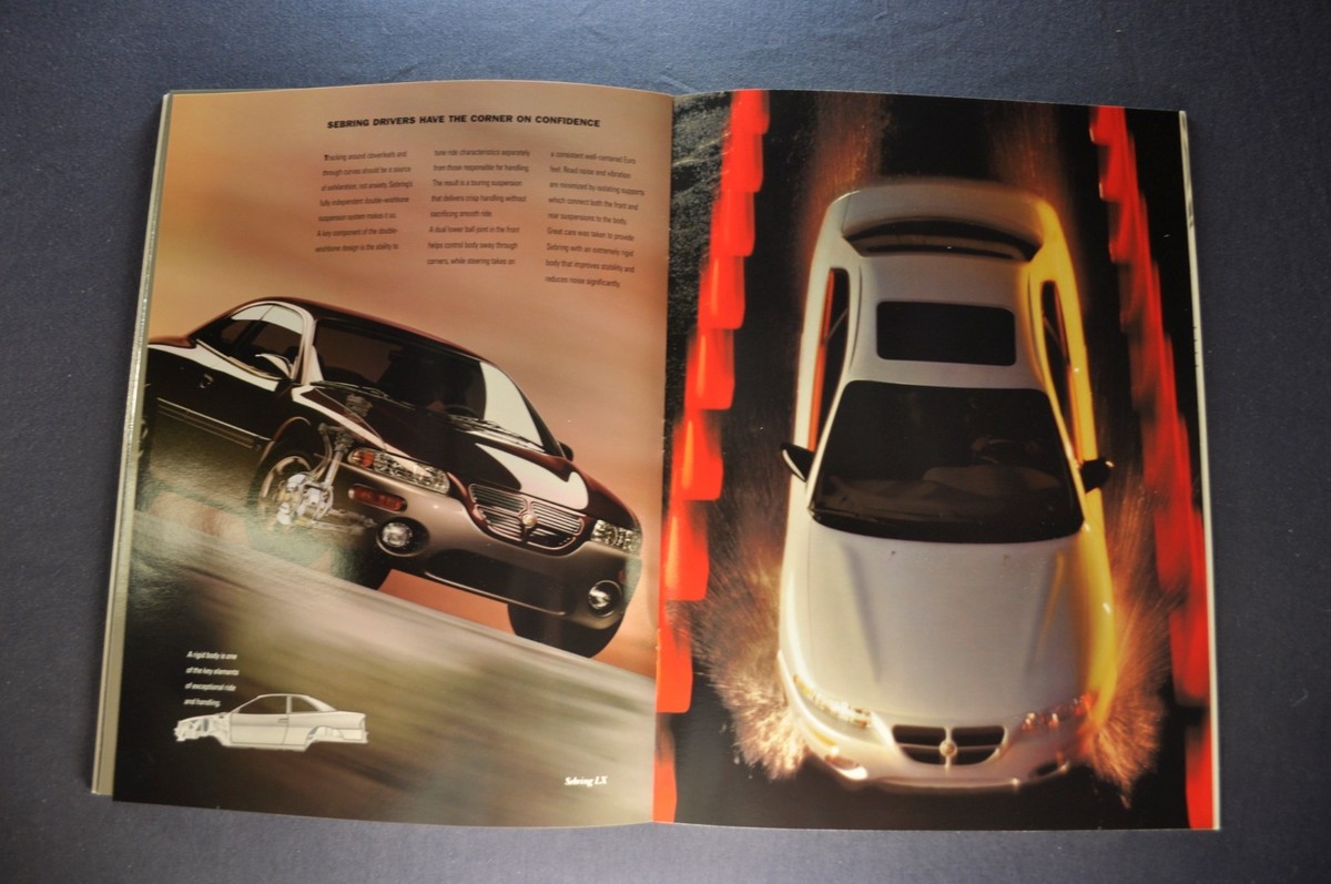 1996 Chrysler Sebring Coupe Catalog Sales Brochure LX LXi
