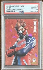 2020 PANINI FORTNITE SERIES 2 ETHER P3 PROMO CRACKED ICE PSA GEM MINT 10