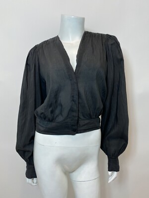 NWT Forte Forte Boho Shirt in Nero Size 1 $442