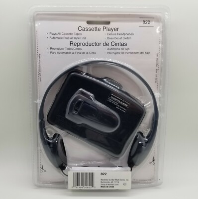 Durabrand Personal Portable Cassette Player Model 822 Bass Boost  