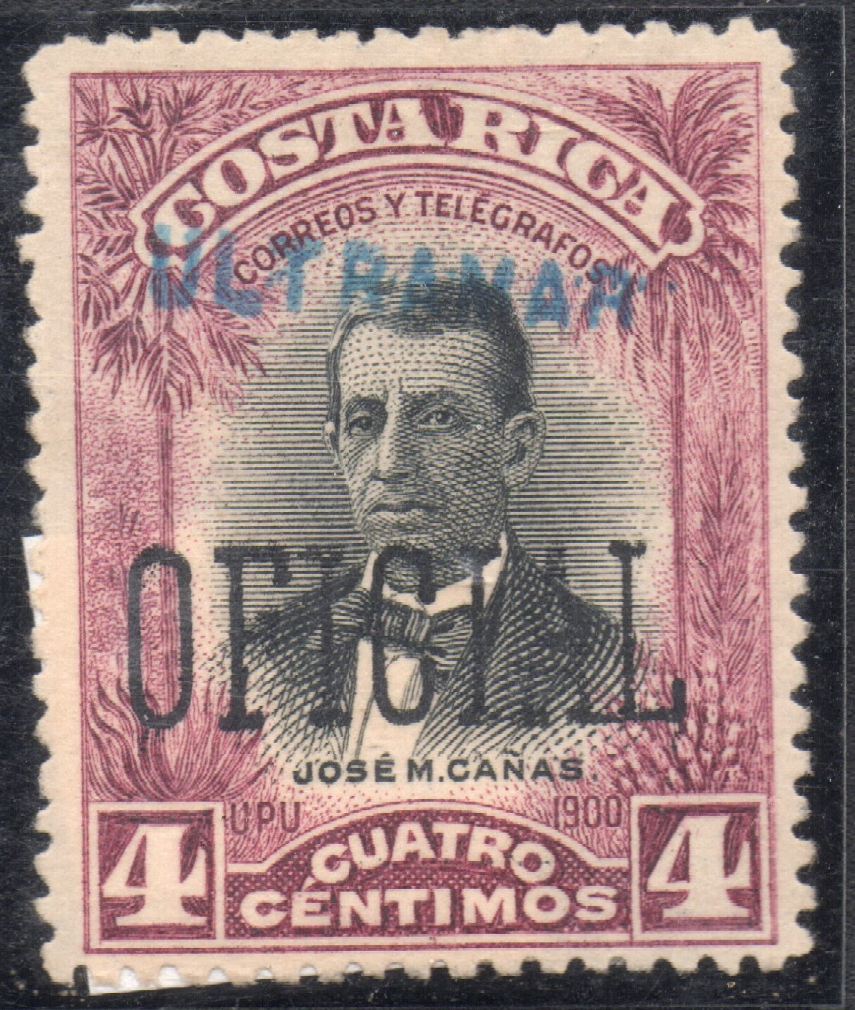 1903 COSTA RICA OFFICIAL OVERPRINTED STAMPS ULTRAMAR OVERPRINTED eBay