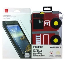 Incipio Shock Absorbing Silicone Case for Ellipsis 7 With Glass Screen Protector
