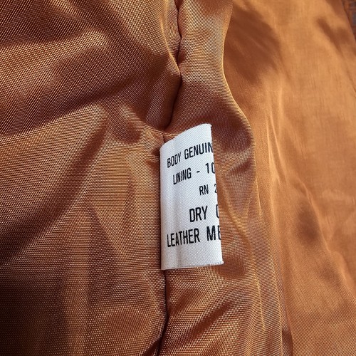 Vintage Avanti Burnt Orange Leopard Print Pig Suede Jacket Womens Size Medium - Picture 6 of 20