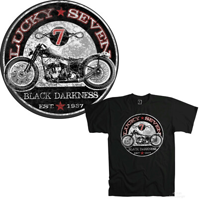 Biker Motorrad T-Shirt Oldtimer classic vintage style *4051 schwarz