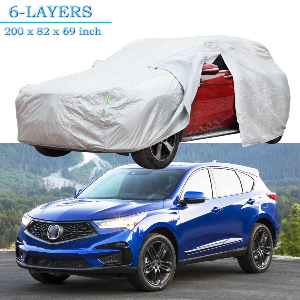 For Acura MDX RDX SUV Full Car Cover All Weather UV Water Dust