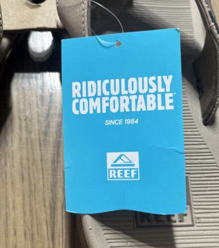 Man Reef Santa Ana Flip Flop sandal Water Friendly CJ4017 Sand Color US 11 NEW - Picture 3 of 4