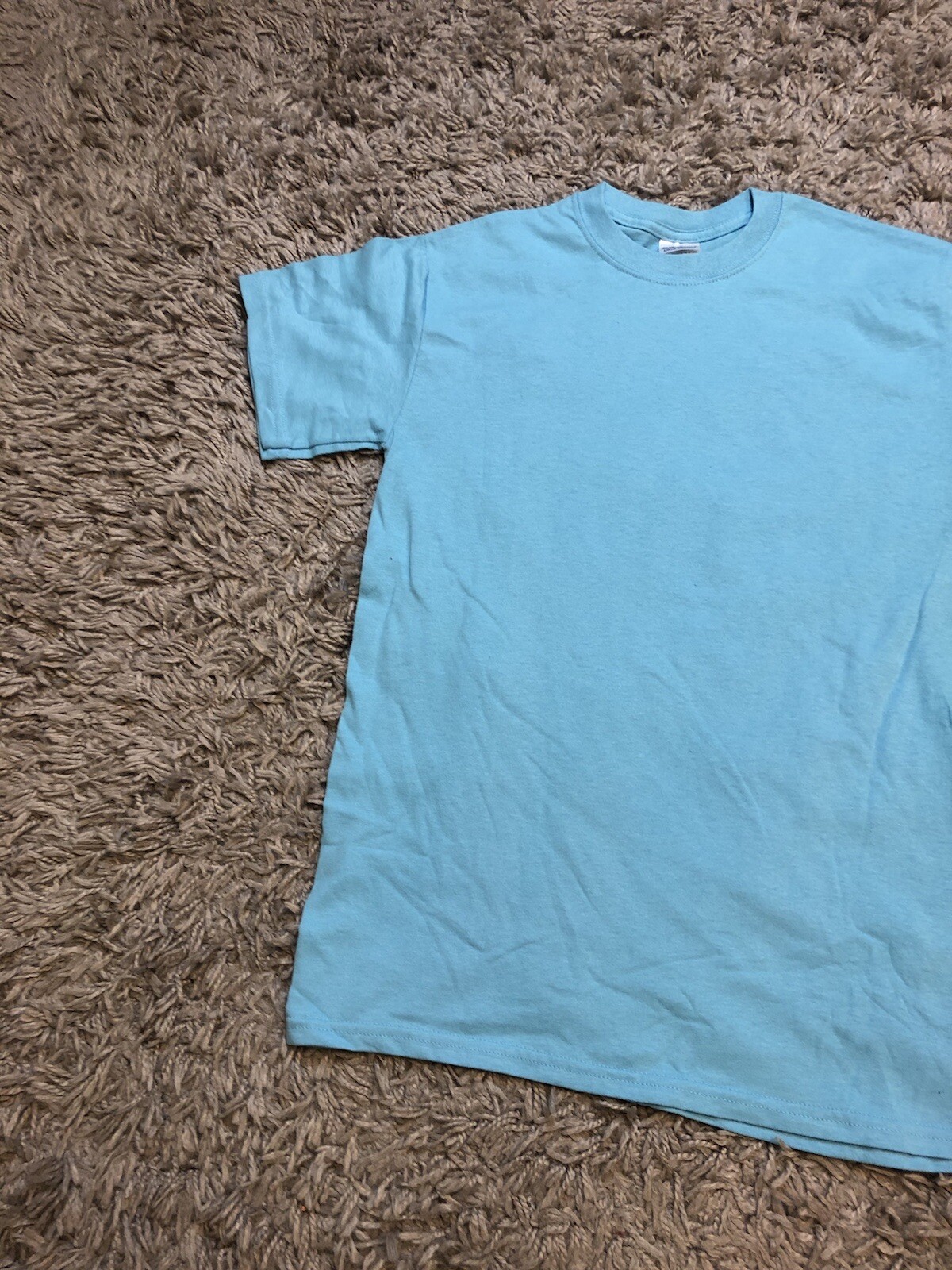 Gildan Ultra Cotton Blank T Shirt Size Small Light Bl… - Gem