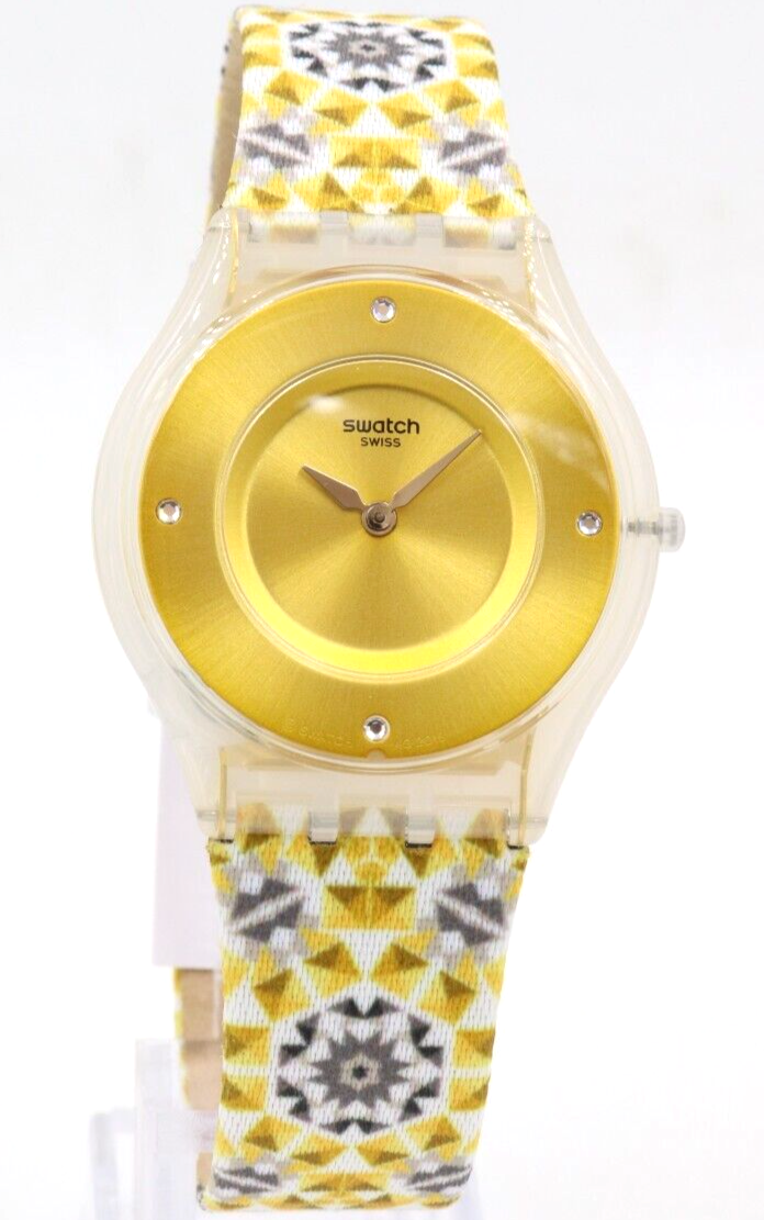 Swatch Skin Reloj Swatch Swiss Mujer Dorado Swatch Skin Reloj