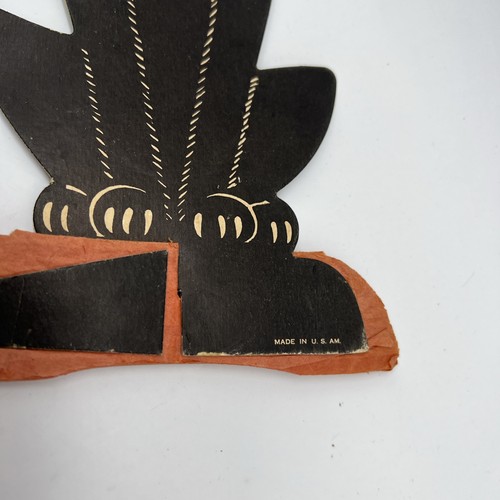 Vtg RARE 1930s BEISTLE Winking BLACK CAT Honeycomb Diecut Tabletop DECORATION - Picture 14 of 14