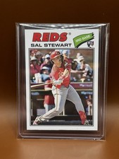 2026 Topps Heritage Rookie Sal Stewart #221 Cincinnati Reds Base Baseball Card