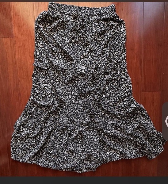 Thanne Boho Style Maxi Skirt featuring floral pattern Size 14