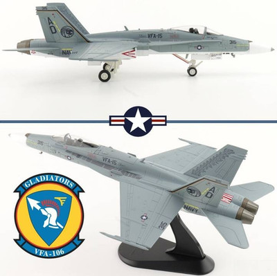 Hobby Master 1/72 F/A-18C Hornet USN VFA-106 Gladiators, Retro TAC Demo Jet