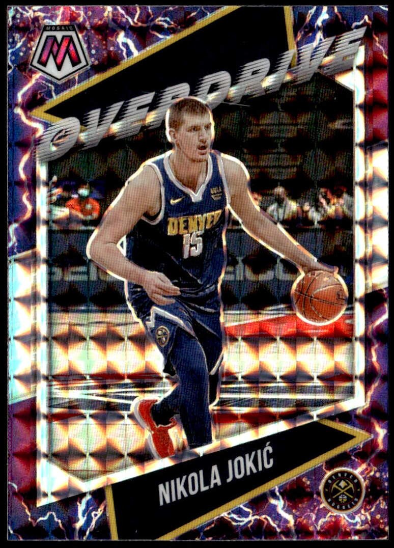 2020-21 Panini Mosaic #1 Nikola Jokic Overdrive E1