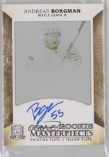 2017-18 Upper Deck The Cup 1/1 Andreas Borgman #CUP-100 Auto 0c3