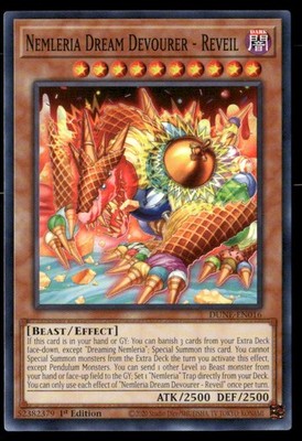 Nemleria Dream Devourer - Reveil Duelist Nexus DUNE-EN016 Common 1st Edition NM