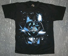 Vintage Stars Wars Shirt Darth Vader Single Stitch Keehn 80s 90s USA Made Size L