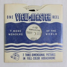 Vintage View-Master Rumpelstiltskin Ft 13 Reel Sawyer's Inc 1955