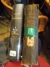 1898 NORTHAMPTON MASSACHUSETTS HISTORY BY JAMES RUSSELL TRUMBULL 2 VOLS DAMAGED!