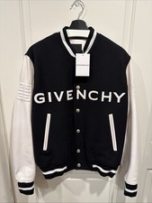 Givenchy Logo Detailed Varsity Bomber Jacket Size IT48