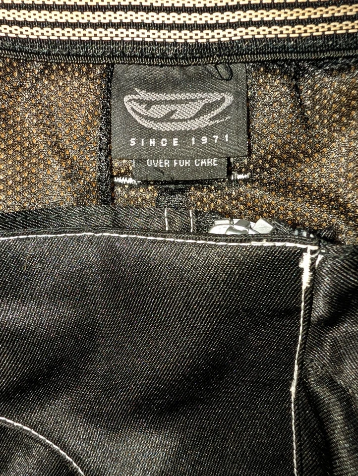 Pantalones de equipo de paintball JT vintage para hombre talla 44 negro blanco ventilado cremallera acolchada Foto 3 de 4