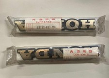 Paire Emblémes Origines Neufs Honda GL 1100 1200 Goldwing (Réf : 87108-MB9-770)