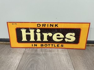 Vintage Hires Soda Sign