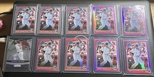 2018 DR Optic Rafael Devers Red Sox 10-Count Lot Rookie Card Lot - Top Loaded