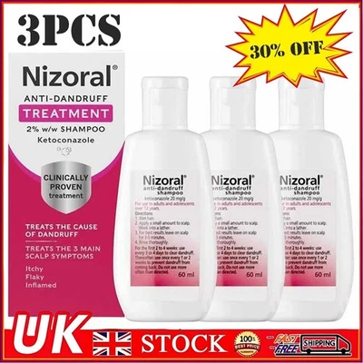 3PACKS | Nizoral Anti-Dandruff Shampoo - 60ml*3