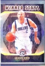 2020-21 Donruss Optic Jason Kidd #12 Mavericks Winner Stays Holo