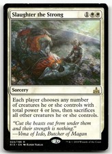 Slaughter the Strong #22 (HP) Rivals of Ixalan RIX Magic MTG